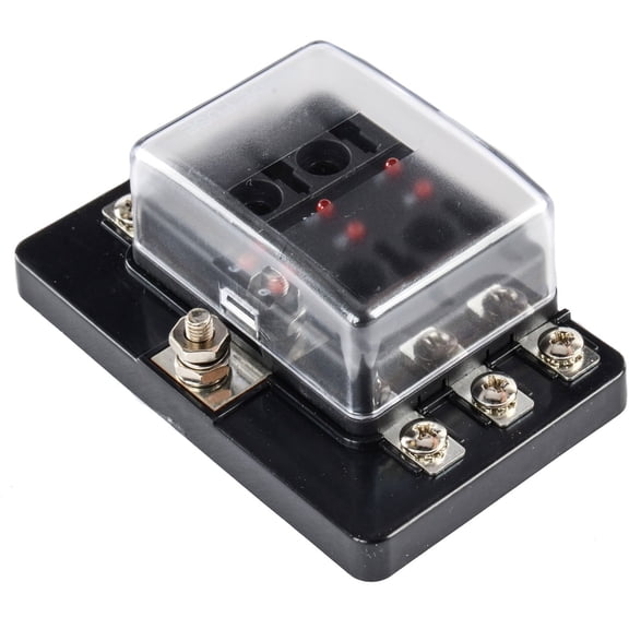 JEGS Standard Fuse Block with LED Indicators [6-Pole]