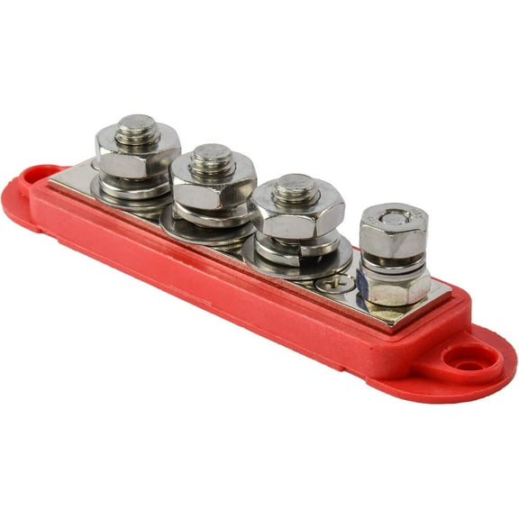 JEGS 10522 Four Post Terminal Bus Bar Made in the USA