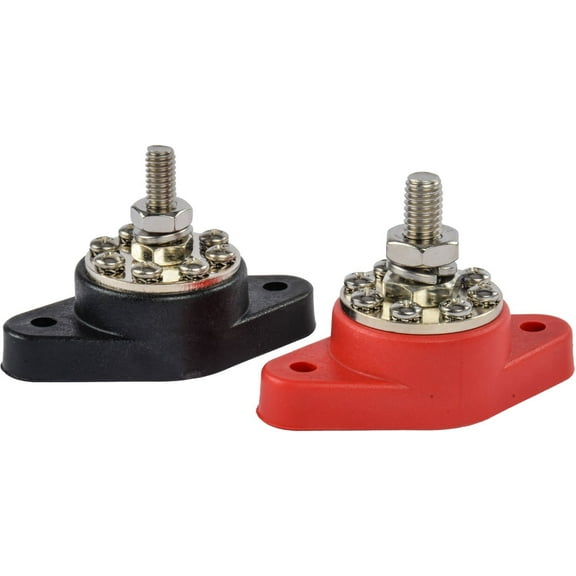 JEGS 10526 Eight Point Power Distribution Posts 3/8 Primary Post 160 Amps Made i