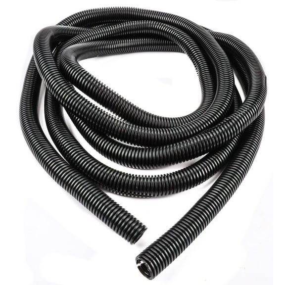 JEGS 10663 Convoluted Tubing 3/4 x 15 Black