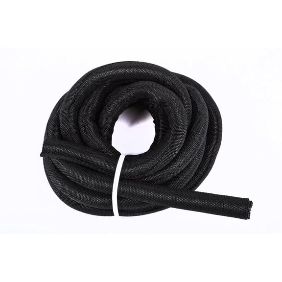JEGS 10694 Classic Wire Harness & Hose Wrap 5/8 diameter x 10 Rated up to 257&de