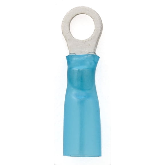 JEGS Heat Shrink Ring Terminals 14-16 AWG #10 Stud [10/pkg]