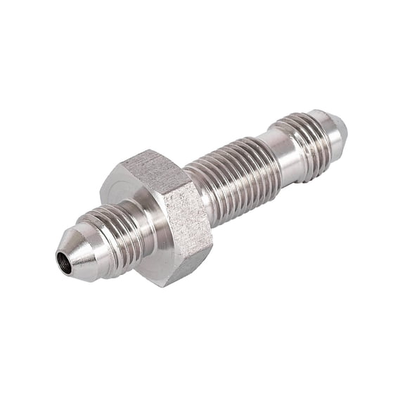 JEGS 107240 Stainless Steel Brake Fitting -03AN Bulkhead Straight Stainless Stee