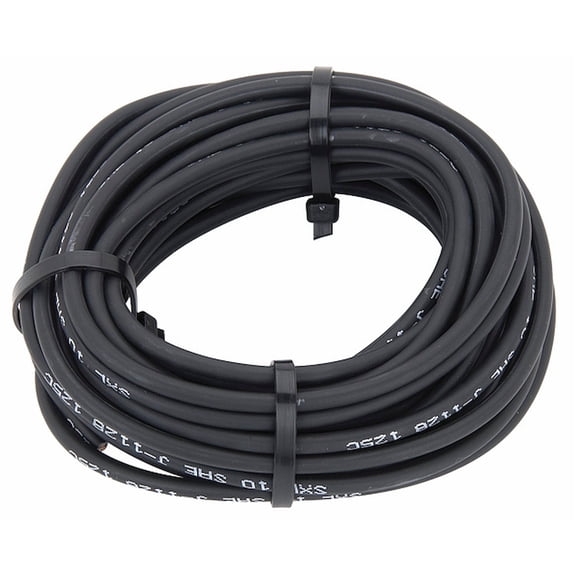 JEGS 10-Gauge Premium Automotive Wire Black [25 ft.]
