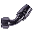thumbnail image 1 of JEGS AN 45-Degree Max Flow Swivel Hose End [-16 AN Female to -16 AN Hose, Black], 1 of 6