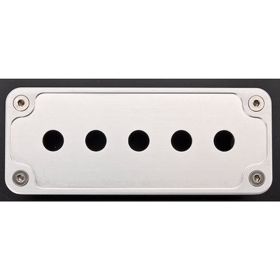 JEGS 5-Toggle Switch Panel Without Engraved Switch Labels and Epoxy Inlay
