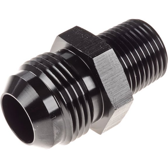 JEGS 110111 AN to NPT Straight Adapter Fitting -12 AN Male to 1/2 in. NPT Male S