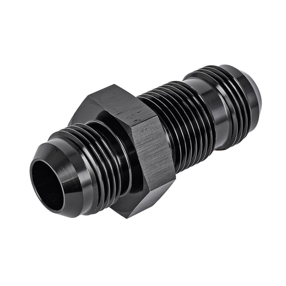 JEGS 110245 AN to AN Straight Bulkhead Adapter Fitting -12 AN Male to -12 AN Mal