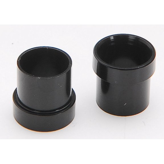 JEGS 110392 Tube Sleeve -6 AN Fits 3/8 in. O.D. Tube Aluminum Black Anodized Fin