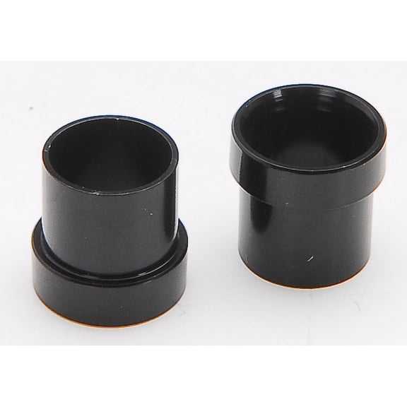 JEGS 110392 Tube Sleeve -6 AN Fits 3/8 in. O.D. Tube Aluminum Black Anodized Fin