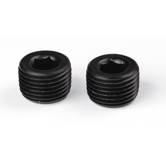JEGS Aluminum Pipe Plugs 1/2 in. NPT