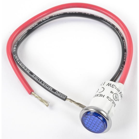 JEGS 1/2 in. LED Indicator [Blue]