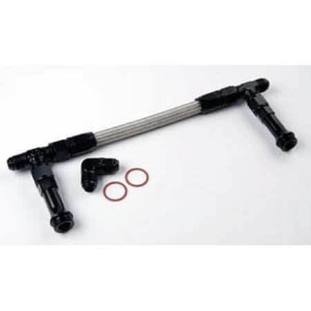 JEGS Dual Feed Fuel Line (Fuel Log) Kit for Holley 4500 Carburetors -08AN