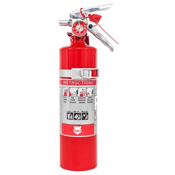 JEGS Dry Chemical Fire Extinguisher 2.5 lb Red Bottle