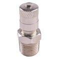 thumbnail image 1 of JEGS 1/8 in. NPT Schrader Valve Adapter, Chrome, 1 of 5