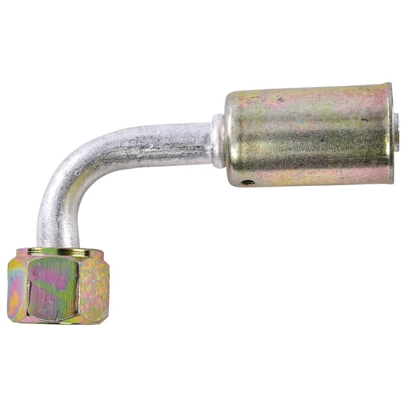 JEGS Air Conditioning Hose End [-6 AN 90 Degree Beadlock]