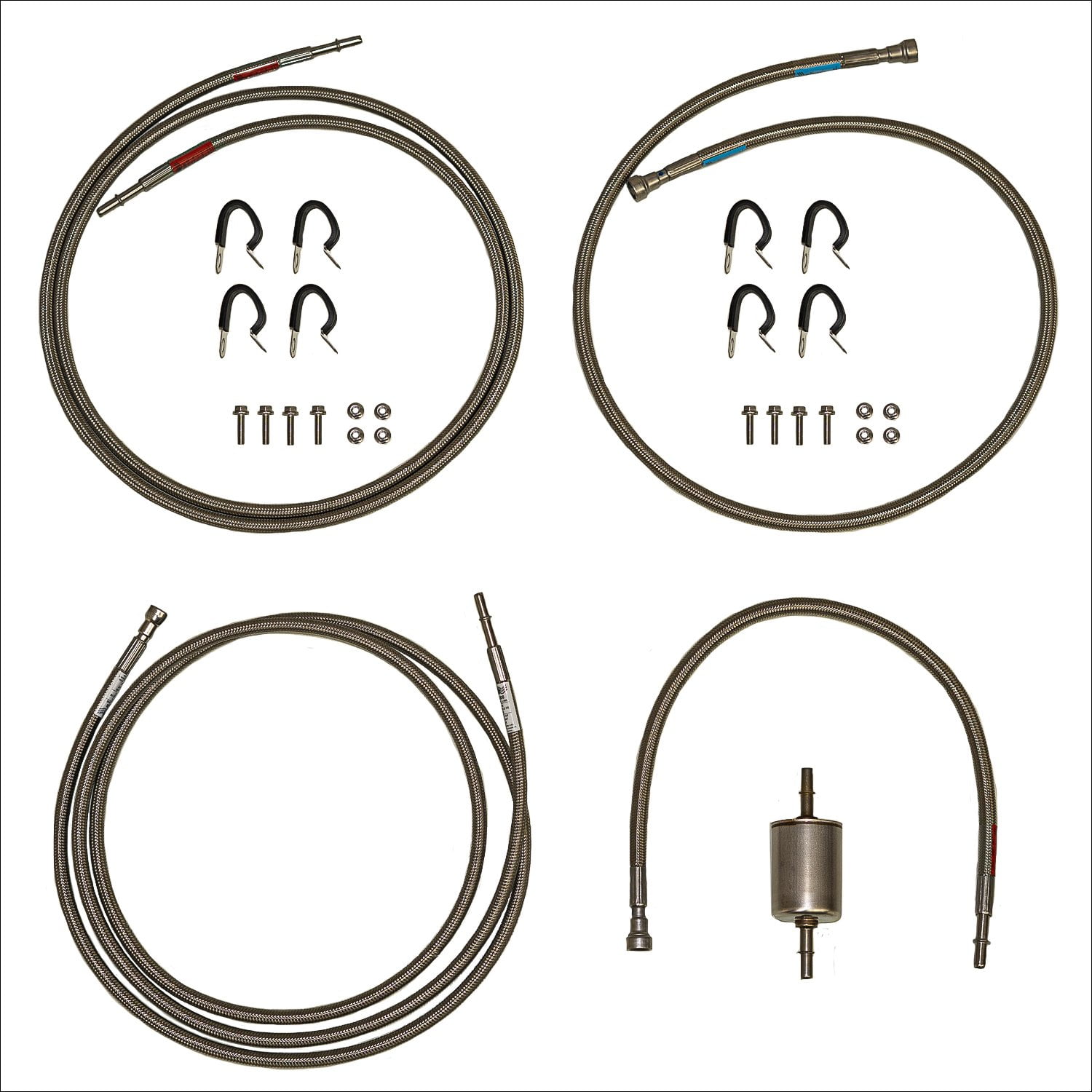 JEGS 13656 QuickFix Complete Fuel Line Kit 20012003 GM 2500 HD 3500