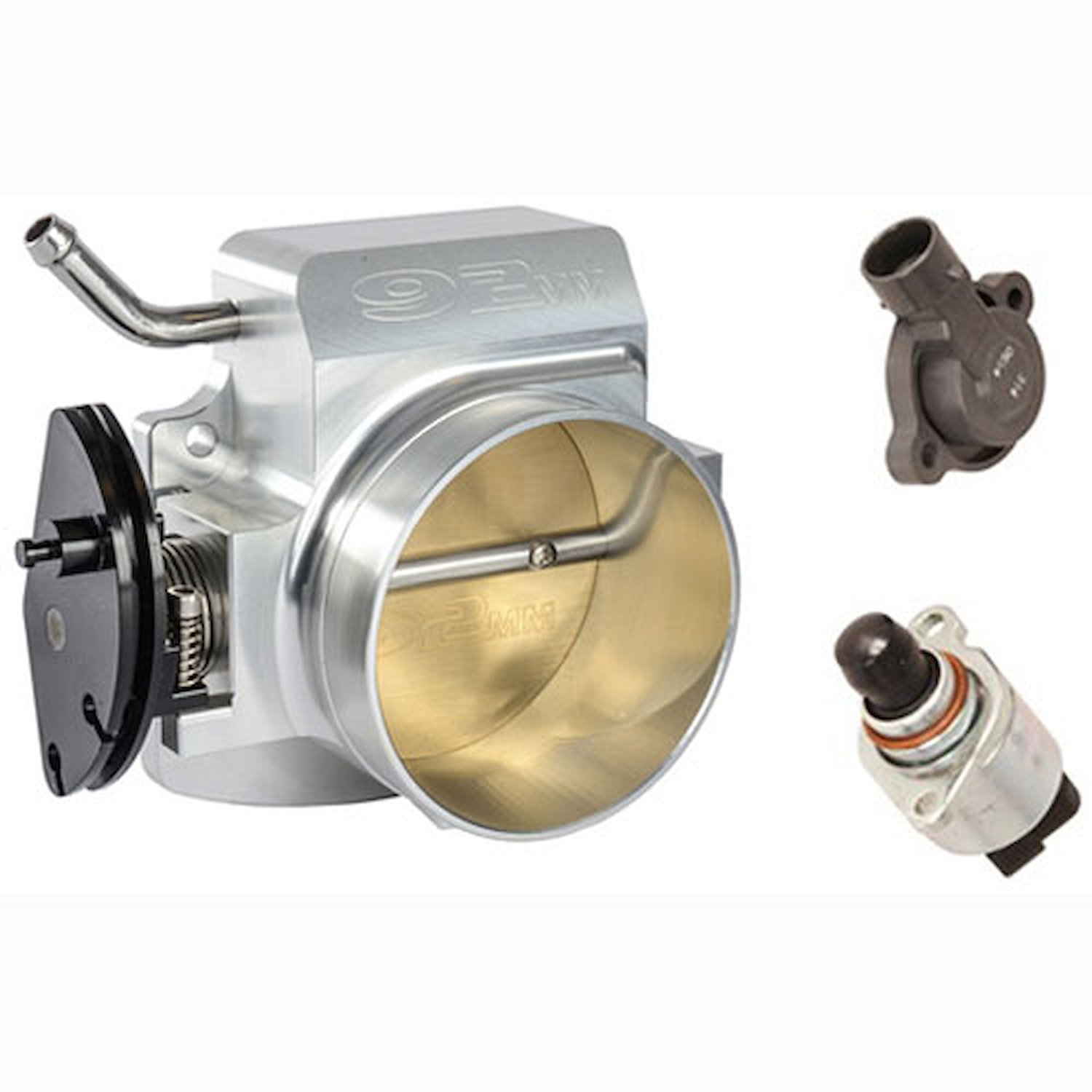 JEGS 14520K Throttle Body Kit 4 Bolt Mounting Flange 92mm Includes ...