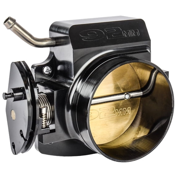 JEGS 92 mm GM LS Throttle Body [Black Anodized Finish]