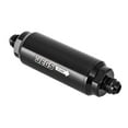 thumbnail image 1 of JEGS Billet Aluminum In-Line Fuel Filter for Gas, E85 & Alcohol Applications, 5 in. Long [-8 AN Black], 1 of 7