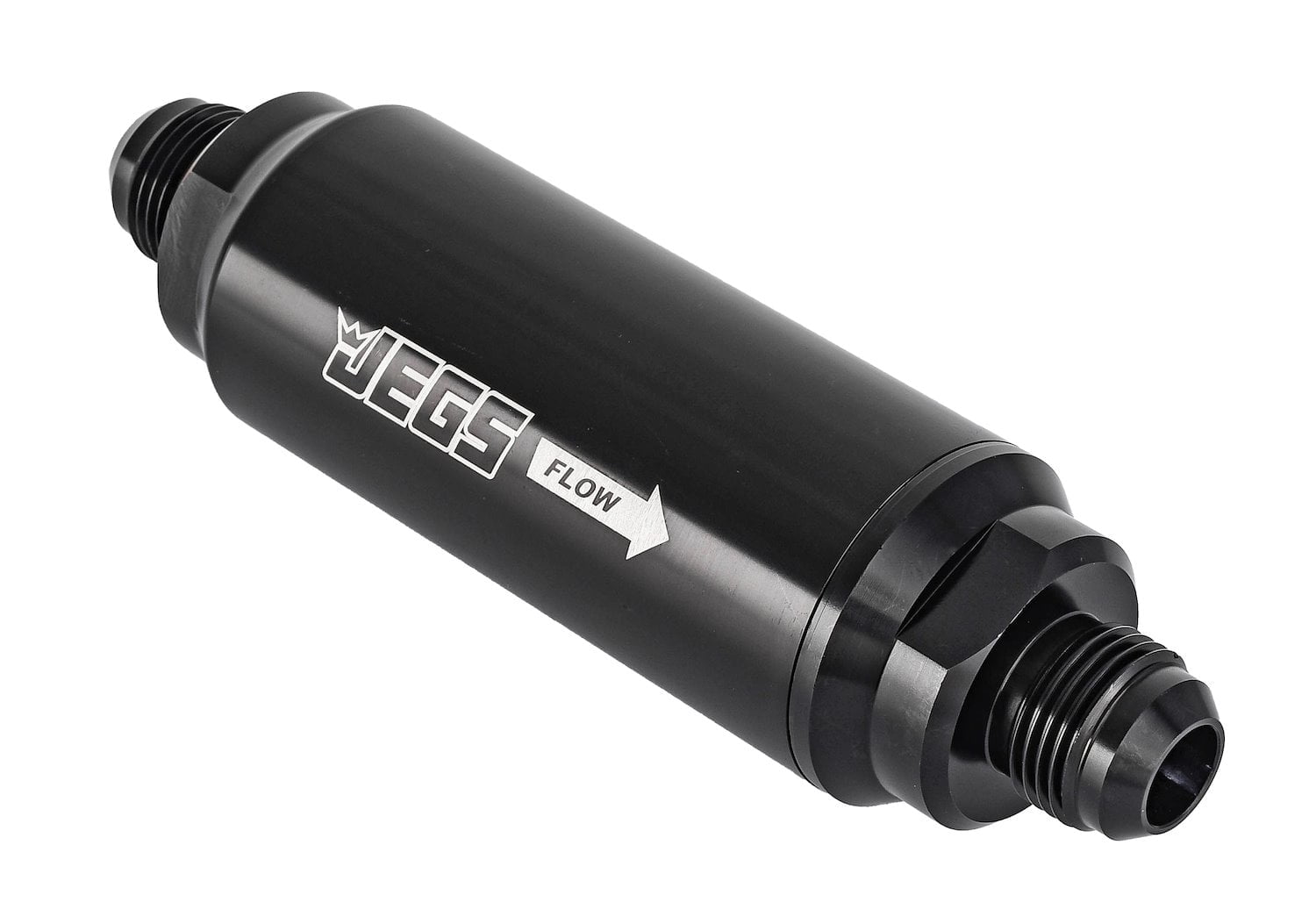 JEGS Billet Aluminum In-Line Fuel Filter for Gas, E85 & Alcohol ...
