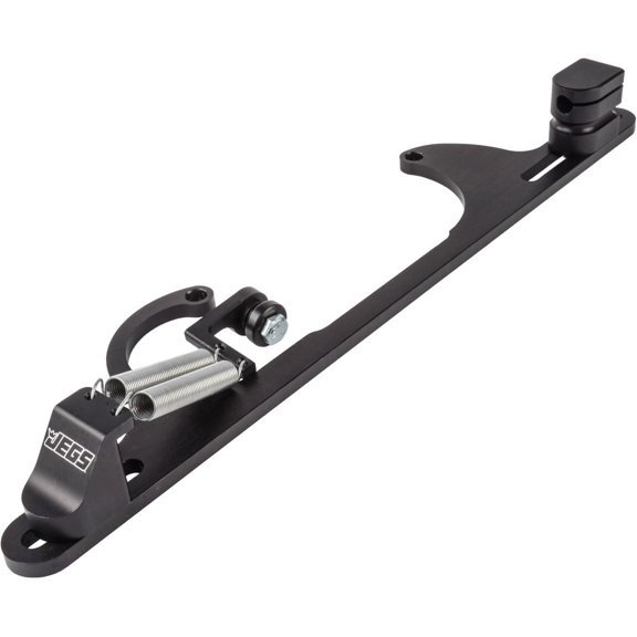 JEGS 15154 Throttle Bracket with Return Springs Mopar Style Cable Black Cable Ad