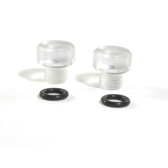 JEGS 15214 Clear-View Sight Plugs For Holley Carburetor Fuel Bowls Includes Vito