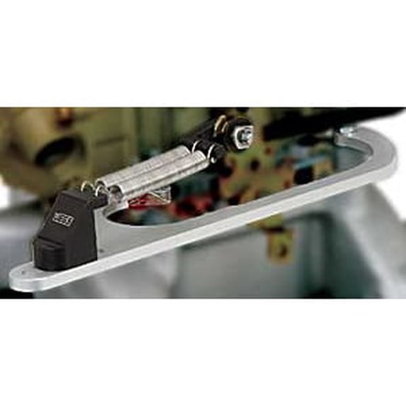 JEGS 15227 Clear Anodized Return Spring Bracket Black Anodized Anchor Holley Ede