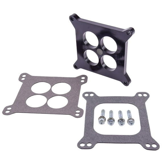 JEGS 15490 Phenolic Carburetor Spacer 4150/4160 Bolt Pattern 1/2 in. Tall 4-Hole