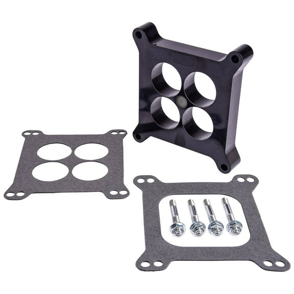JEGS 15491 Phenolic Carburetor Spacer 4150/4160 Bolt Pattern 1 in. Tall 4-Hole P