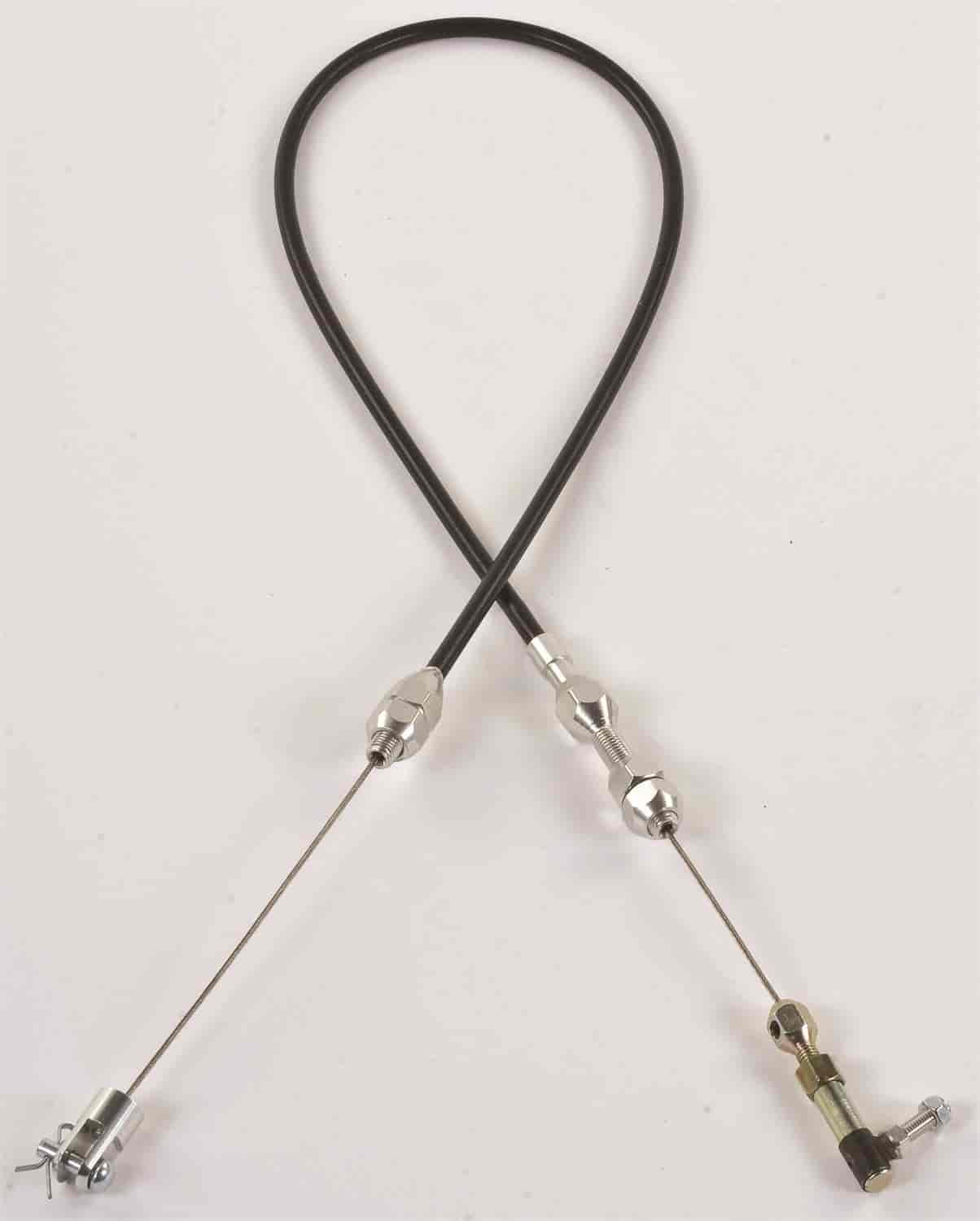 Universal JEGS 157005 24in Throttle Cable, 40.5in CuttoLength Inner