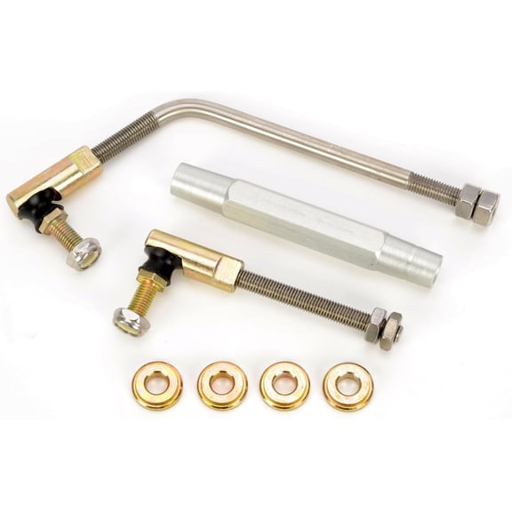 JEGS Universal Hi-Rise Throttle Linkage Angled Rod: 1/4"-28 RH