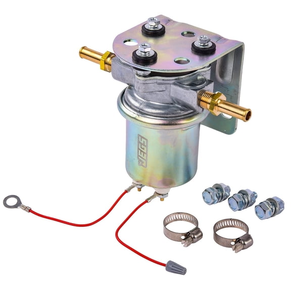 JEGS 159072 Universal Electric Fuel Pump 12 V DC 50 gph 6-8 Free Flow PSI Output