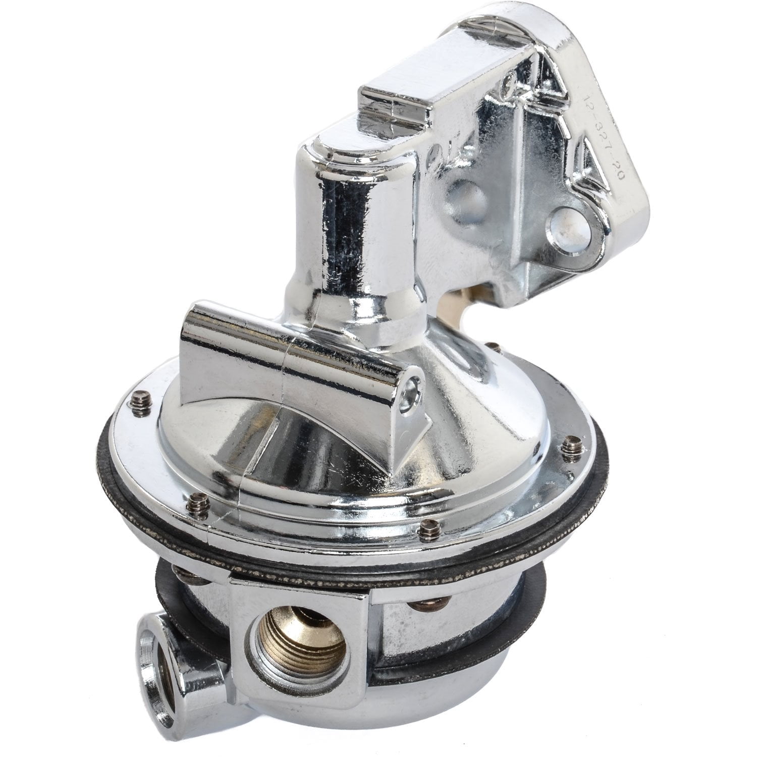 JEGS High-Flow Mechanical Fuel Pump Small Block Chevy 265-283-327-350-400 [170 gph, Chrome]