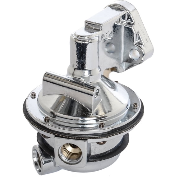 JEGS High-Flow Mechanical Fuel Pump Small Block Chevy 265-283-327-350-400 [170 gph, Chrome]
