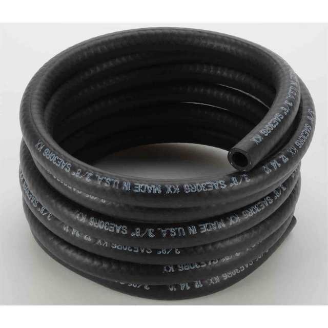 JEGS 15997 Universal Fuel Hose 3/8 in. I.D. x 10 ft. Gas Lines Rubber