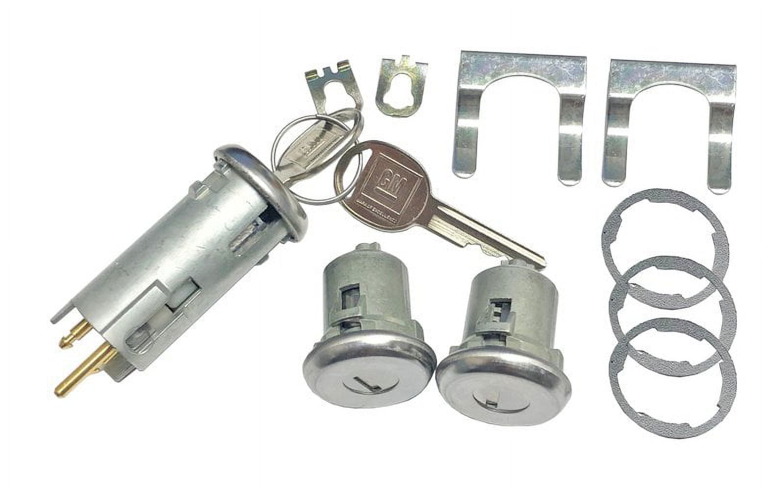 JEGS 18088 Door & Electric Tailgate Lock Set 19731991 GM Models Set