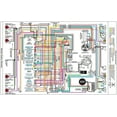 thumbnail image 1 of JEGS 19226 Wiring Diagram 1966 Chevy Belair Biscayne Caprice Impala 11 in. x 17, 1 of 3