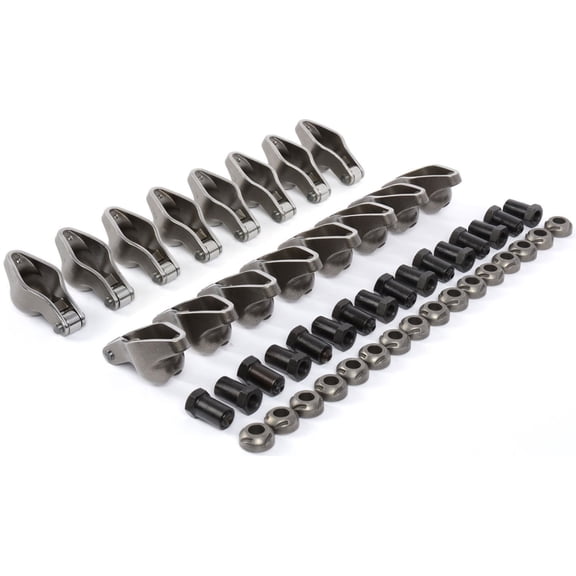 JEGS Cast Steel Roller Tip Rocker Arms for 1955-1986 Small Block Chevy [1.5 Ratio for 3/8 in. Studs]
