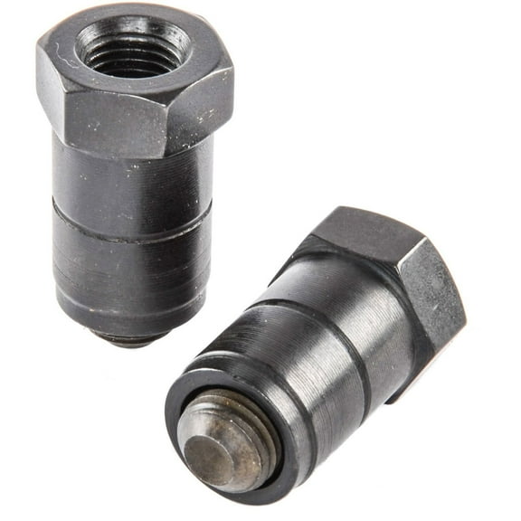 JEGS 20970 Poly Locks Fits 3/8 in.-24 Threaded Rocker Studs .540 O.D. x 1 in. Lo