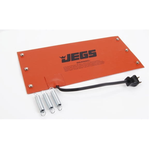 JEGS Oil System Heating Pad 6" x 12" Wrap Around/Hook & Spring