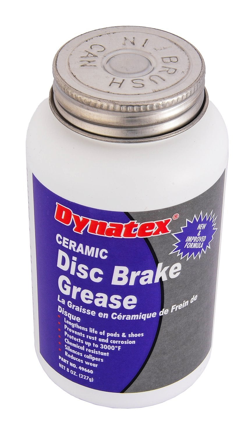 JEGS 28007 Ceramic Disc Brake Grease Convenient 8 oz. Jar with Brush Applicator