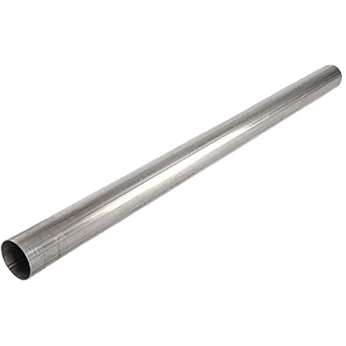 JEGS 3” OD Aluminized Exhaust Tubing 4Feet Length 16Gauge Seam