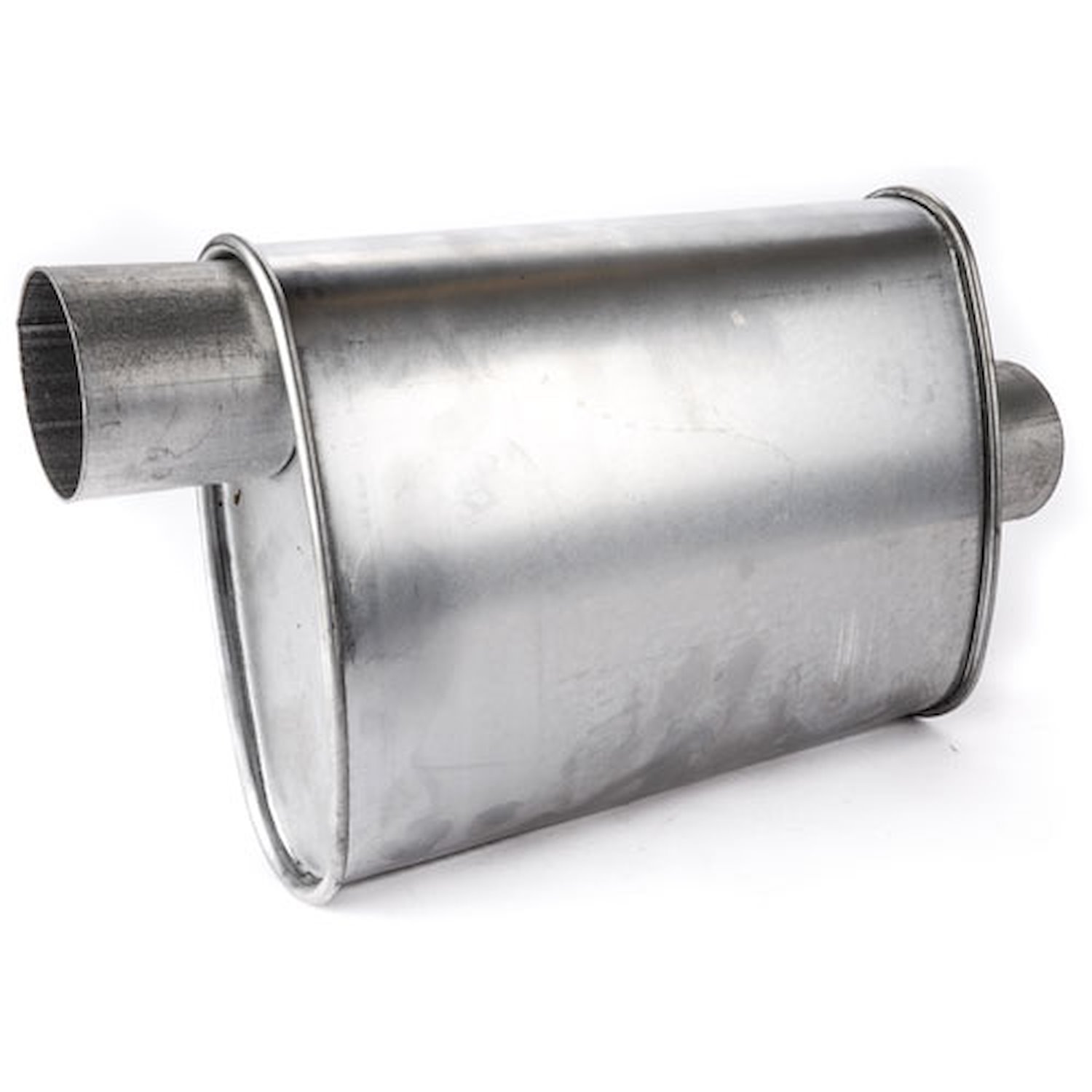 JEGS 300020 Turbo Muffler 3 in. Offset/Centered - Reversible 4 3/4 in ...