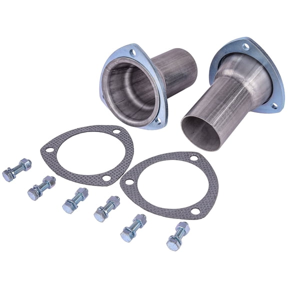 JEGS Steel Reducers without O2 Fittings [3 1/2 Collector to 2 1/2 in. O.D.]