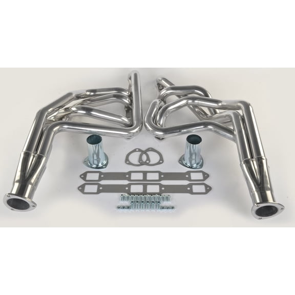 JEGS 300141 Metallic Ceramic Coated Long Tube Headers Big Block Mopar Passenger