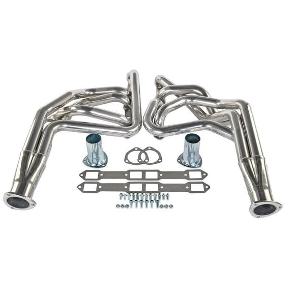 JEGS 300141 Metallic Ceramic Coated Long Tube Headers Big Block Mopar Passenger