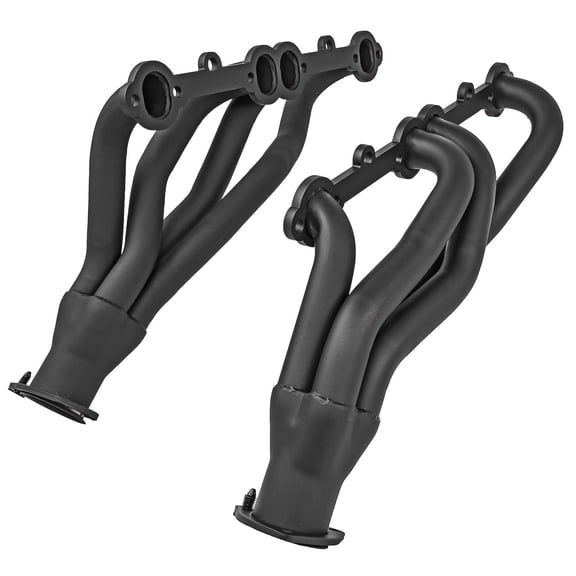 JEGS 30062 Painted Black Shorty Headers Chevy 283-400 1967-1981 Camaro 1968-1979