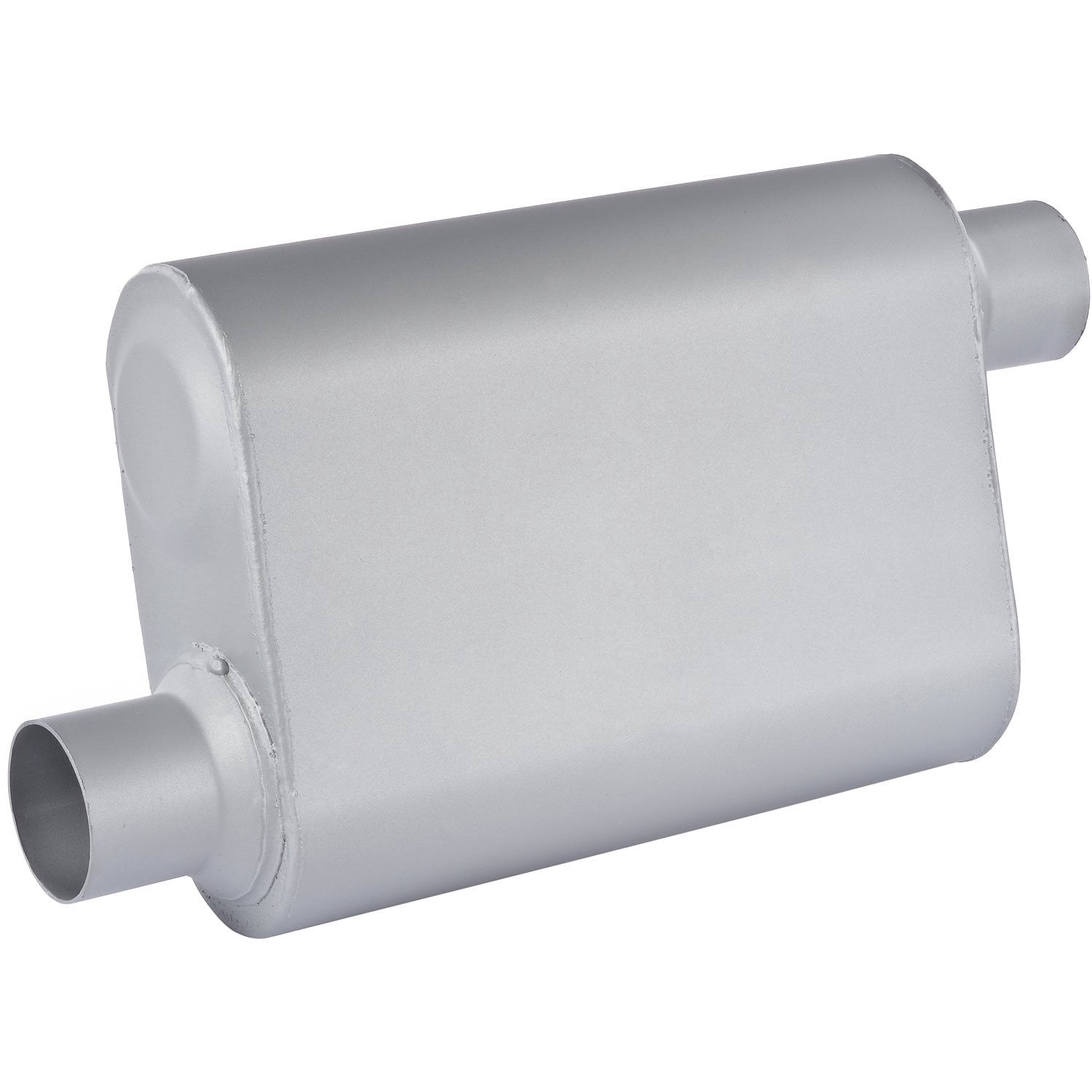 JEGS 30222 - Chambered Deep-Tone Muffler 2.500 in. Offset Inlet ...