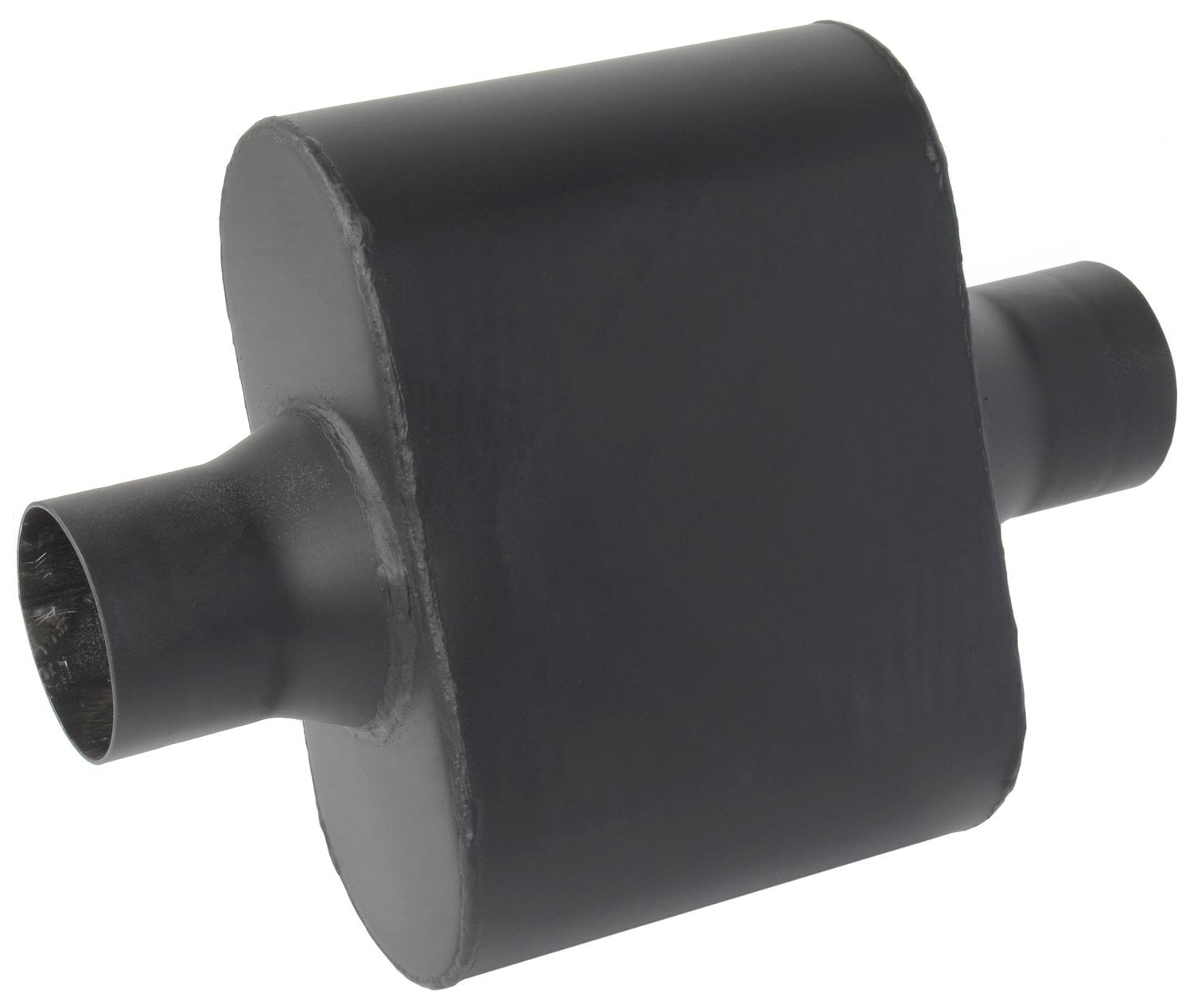 JEGS 30240 Chambered Deep-Tone Muffler 2.500 in. Center Inlet / Center ...
